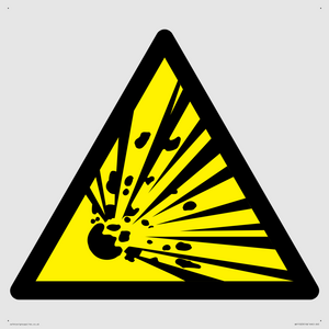 Warning Symbol: Explosive material
